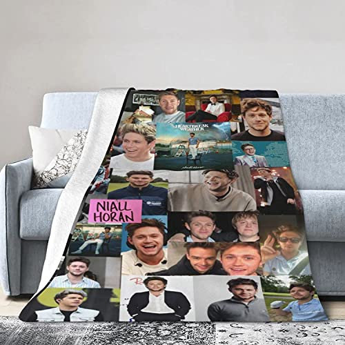 Fleecedecke für Sofa, Camping, superweich, leicht, gemütlich, Luxus-Flanell-Bettdecke, Niall Irland Horan, flauschig, Plüsch, Couchdecke, Thro, 200 cm x 150 cm