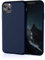 HiiVeet Silicone Case Compatible with iPhone 11 Pro Case 5.8 Inch, Soft Ultra Slim Protective Shockproof Liquid Silicone Phone Case with Anti-Scratch Microfiber Lining，Navy Blue