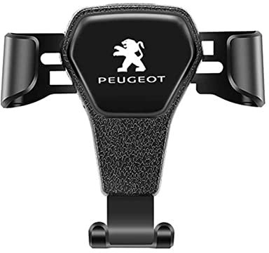 AJAAS Support Téléphone Voiture, pour Peugeot 2008 3008 307 308 206 207 208 407 508 5008 205 Porte Téléphone Voiture Grille Aeration Phone Universel