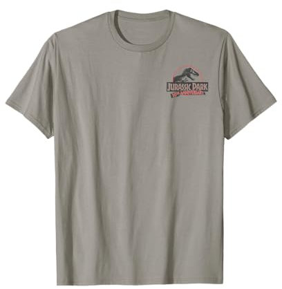 Jurassic Park 30th Anniversary Caution Retro T-Shirt
