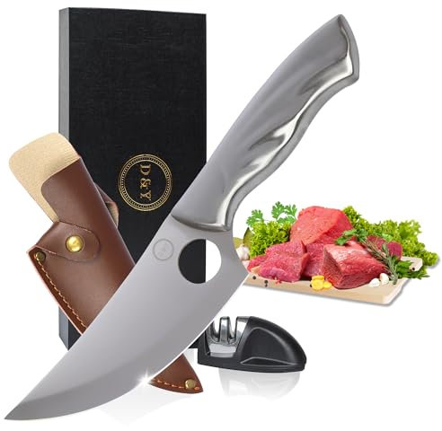 D&Y Kochmesser, Küchenmesse - Perfekt zum Schneiden und Zerkleinern Messer profi messer,Fleischmesser aus Deutschem Edelstahl scharfes Küchenmesser knife Grillmesser mit Geschenkbox