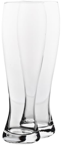 B.BOHEMIAN Bier-Gläser, 4er Set, 500 ml Biergläser Heffeweizen Beer Pilsener Beer Ipa&Special Beer Kollektion Bier Glas, Ein sehr passendes Geschenk, Spülmaschinenfeste (500 ml Heffeweizen)