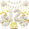 12 Geburtstag Deko Mädchen 12. Geburtstagsdeko Beige Gold Ballon 12 Geburtstag Deko Junge Beige 12 Luftballon Geburtstagsdeko Mädchen Junge 12 Jahr Geburtstagdeko Beige Luftballon 12. Geburtstag