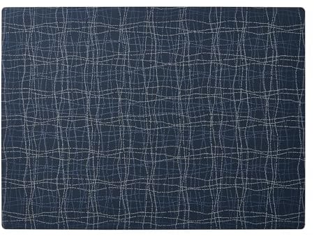 APS 60586 Tischset/Platzset, abwaschbar, schmutzabweisend & rutschhemmend, 45 x 33 cm, 1 STK., Silikon, dunkelblau