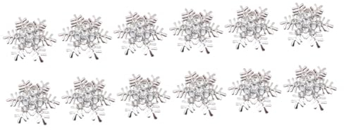 Serviettenringe, Weihnachts-Serviettenringe, 2 Sets/6 Stück, Schneeflocken-Serviettenringe, silberne Servietten, silberne Strasssteine, Kristall-Ab-Strasssteine, dekorative Serviettenschnalle, Rentier