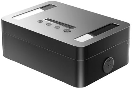 TsoLay Metal Timed Lock Box,Mobile Phone Lock Box with, Lock Container Self-Controlled Time Release Locker