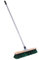Garten- & Straßenbesen 40 cm mit PVC-Beborstung und Teleskopstiel (Metall) - klassisch, effizient und gut