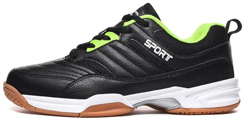 ForceRoute Badminton Tennis Shoes,Uomo Donna,Scarpe Indoor Squash Badminton Pallamano,Scarpe da Ping-Pong,Unisex,comode,Lightweight,Anti-Slip,for Indoor Tennis,Table Tennis,Padel,Basketball