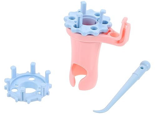 SEWACC 1 Set Blumenwebmaschine Strickwerkzeug Kunststoff Fadenstricker DIY Zubehör Kinder Webwerkzeug Handwerk Webwerkzeug Seilstrickmaschine Weben Stricker DIY Zubehör