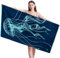 Komicea Strandtuch XXL, Mikrofaser Handtuch Groß 90×180 cm, Saugfähig und Schnell Trocknende Strandhandtuch, Strandtuch Mikrofaser Leicht Sandfreies für Sport Reise Strand Sauna