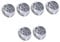 WRITWAA 6 Stk Ringuhr Für Mädchen Ringuhren Für Damen Binäre Uhr Ringuhr Für Fingerringuhren Digitale Herrenuhren Digitaluhren Für Herren Uhr Mit Rundem Quarzringuhr Uhrenring