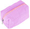 Sibba Kosmetiktasche Tragbare Makeup Tasche Reise-Kulturbeutel für Toilettenartikel Schminktasche Handtasche Damen Mäppchen Makeup Bag Kosmetiktaschen Reißverschluss Organizer Tasche Münztasche Lila
