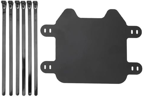 AOLUOER Black Front Number Plate Bracket Replacement Front Number Plate e Holder Motorcycle Plate For S//u//r//r//o//n L//i//g//h//t B//e//e L