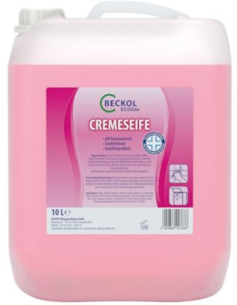 BECKOL Handseife CREME SEIFE Handseife Rosé für Druckspender 10 Liter Kanister