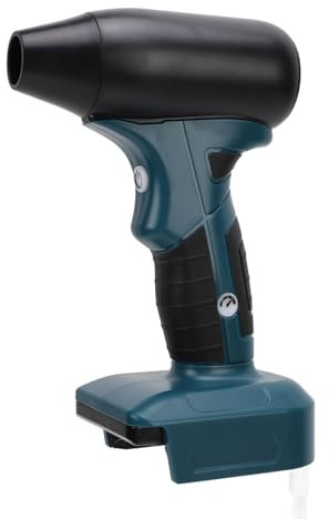 VOBOR Jet-Trockengebläse, 18 V, Hohe Leistung, 130.000 U/min, Bürstenloser Motor, Leistungsstarkes Hand-Druckluft-Staubwedel für die Autoreinigung (Blau)