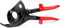 TINMAGI Cortadores de Trinquete, Cortador de Cables de Alambre Corte Hasta 400 mm², HS520A Cortacables para Cortar Alambres de Aluminio y Cobre, Palanca de Liberación rápida