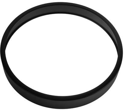 Sosoport 12 Zoll Metallrahmen für Wanduhr, Dünn, Schwarz, Modern | Fein Polierte Oberfläche, Rundes Design, Dekoratives Zubehör, Vielseitig Einsetzbar, für Wanduhren
