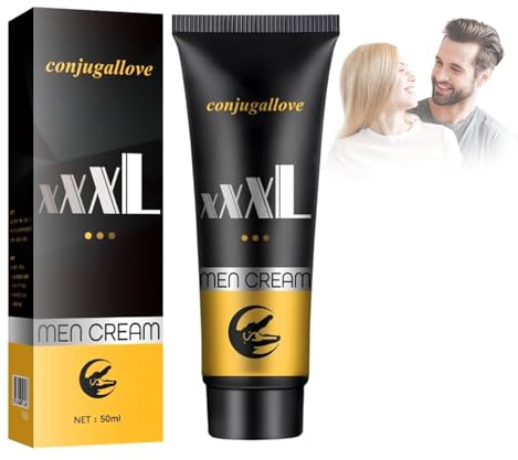 XXL Penis Creme – 50 ml Creme zur Penisvergrößerung | Penisvergrößerungscreme –Penis Verlängern & Dicker Machen,Für Mehr Länge,Umfang & Standfestigkeit,Massagecreme Stimulierend