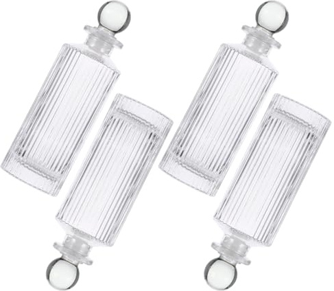 Ipetboom Wiederbefüllbarer Glas Duftdiffusor 150 Ml Aromabehälter für Ätherische Öle Leerer Raumduft Flakon für Zuhause mit Glasverschluss Vielseitig für Schlafzimmer und Büro