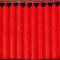 Bütic GmbH 20 Baumkerzen durchgefärbt 110mm x Ø 13mm - Kerzen mit rückstandsfreiem Abbrand, 2,5h Brenndauer, rußarm, geruchsneutral, Farbe:Weihnachtsrot