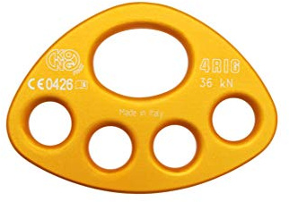 KONG 4rig, Placa De Anclaje Hombre, Naranja (Orange),