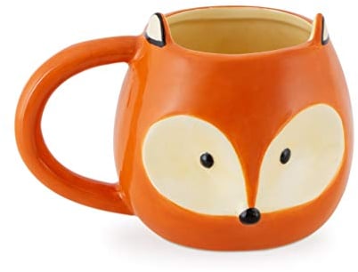 Balvi Mug Fox Tasse en Forme d'animal avec Anse Capacité: 482ml Céramique