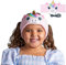 CozyPhones Over The Ear Headband Headphones - Kids Headphones Volume Limited with Thin Speakers & Super Soft Stretchy Headband - Pink Unicorn