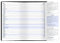 GÜSS Trio-Timer Format 9x15 cm Taschenkalender 1 Monat = 3 Seiten