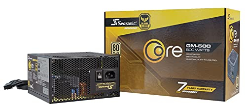 Seasonic CORE-GM-500 Partial modular PC Power Supply 80PLUS Gold 500 Watt