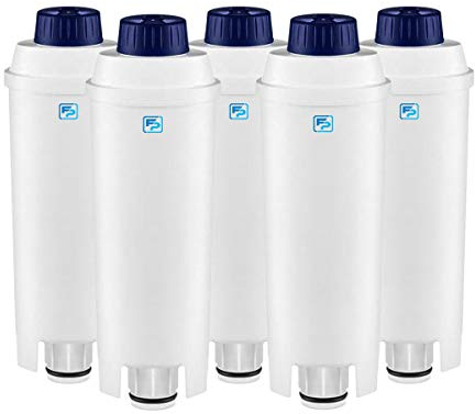 Filterportal 5er pack wasserfilter kompatibel mit delonghi dls c002 filterkartuschen für kaffeemaschinen, dlsc002, ser 3017, magnifica, caffe, cappuccino, ecam, esam, etam, bco, ec