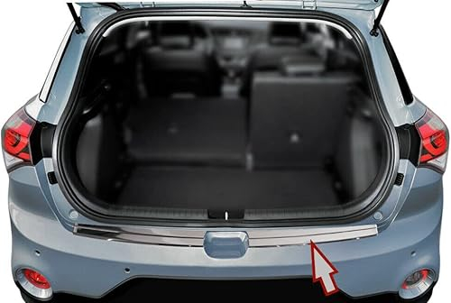 Recambo CT-LKS-1294 LADEKANTENSCHUTZ EDELSTAHL POLIERT für HYUNDAI i20 II ACTIVE | 2014-2018 | 2-TLG, Large