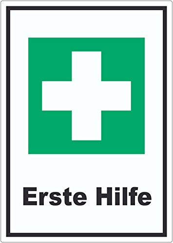 Erste Hilfe Aufkleber A9 (37x52mm)