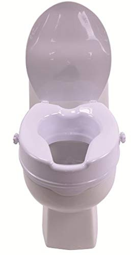 Antar AT51202 Toilettensitzerhöhung mit Deckel, 15 cm Größe, 1400 g