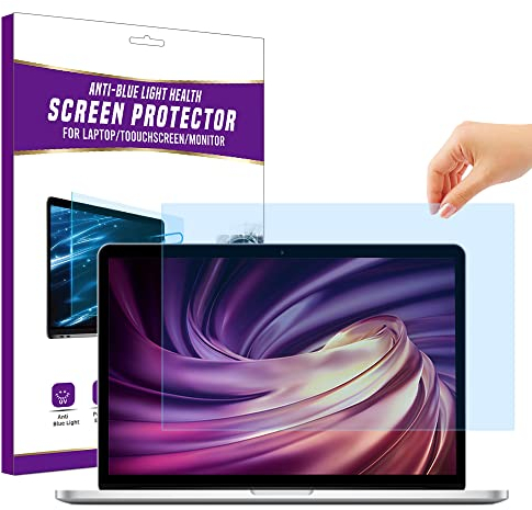 AiMok Abnehmbar 17.3 Zoll Premium Anti Blaulichtfilter, Blendschutzfolie Augenschutz Displayschutzfolie, Anti Bluelight Screen Protector für Laptop-Bildschirme (17.3 Zoll 16:9)