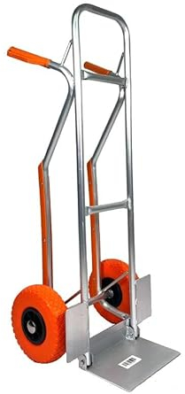 Stahlbruck Sackkarre, Transportkarre, Sackrodel SR 250 Aluminium 150 kg. klappbare Schaufel, Treppenkufen