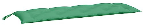 vidaXL Gartenbankauflage, Bankauflage Sitzkissen Outdoor, Polsterauflage Auflage für Gartenbank, Bankpolster Bankkissen, Grün 150x50x7cm Oxford-Gewebe