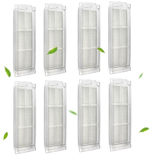 Chuancheng 8 Filtro HEPA per Xiaomi Mijia Mi Robot Mop Pro STYTJ02YM, per Xiaomi Viomi X2 SE V2 V2PRO V-RVCLM21B V3 VXVC07-JG MVVC01-JG, Conga 3490 Pezzi di ricambio