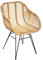Atmosphera - Sessel Koeta - Metall & Rattan - Beige