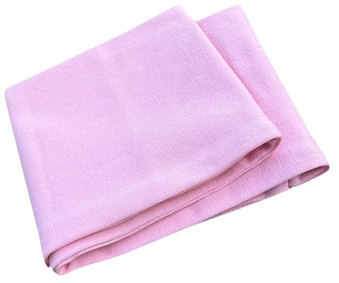 Wollhuhn ÖKO Kinder/Jungen/Mädchen Cooles Elastisches Stirnband/Haarband Bequem Zweilagig Jersey Viele Motive (Einfarbig Rosa)
