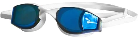 Finis Smart Goggle - Anti-Beschlag Schwimmbrille mit UV-Schutz für Schwimmtrainingsgeräte - Brille für Erwachsene und Fitness Tracker für Frauen und Männer - Blauer Spiegel