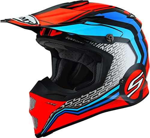 Suomy MX Speed Pro Forward Motocross Helm, orange/blau, XL (61/62)