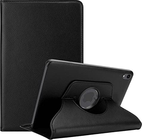 Cadorabo Custodia Tablet compatibile con Apple iPad MINI 6 (8.3 Zoll) in NERO SAMBUCO - Copertura Protettiva in Stile Libro SENZA Auto Wake Up con Funzione Stand e Cerniera Elastico
