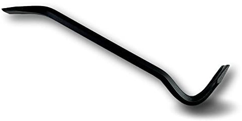 Pied de biche en fer forgé | Dimension 40 cm | Haute résistance | Griffes étroites et pied recourbé | Pince à décoffrer levier en fer et tige rigide | Arracher soulever buriner | Kibros PIBICH40