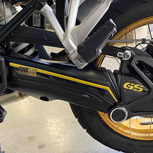 Resin Bike Aufkleber für Motorrad Kompatibel mit Bmw R 1250 GS Edition 40th 2021 2022. Schwingschutz vor Stößen und Kratzern. 3D-Harzklebstoff – Stickers - Made in Italy