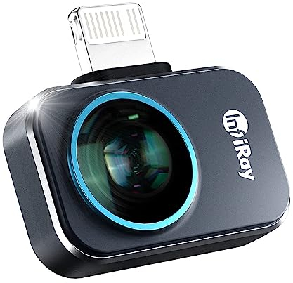 InfiRay P2 Pro High-Res Thermal Imaging Camera, with Powerful Analysis, Fast Picture Speed, Plug-and-Play, Ideal for Detecting Hot Spots, Troubleshooting, and Home Repairs (for iOS)