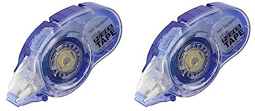 Tombow PN-IP Nachfüllbarer Kleberoller Maxi Power Tape, 8.4 mm x 16 m (Packung mit 2)