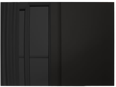 bijon Glasplatte Schwarz Tisch ESG Sicherheitsglas Rechteck - Für Esstisch, Couchtisch, Gartentisch, Schreibtisch, Bodenplatte, Funkenschutz, Kaminschutz - Glasplatte 60x80 cm oder 80x60 cm