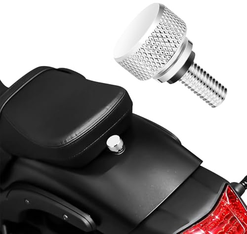 Zufoty Vite bullone sella, in acciaio inox parafango sedile bulloni 1/4-20 filettatura compatibile per Harley Davidson Sportster Touring Softail Dyna Street Glide Road King Road Glide Electra Glide