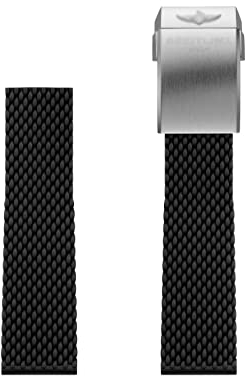 22 mm 24 mm Black Diver PRO Kautschukarmband Gummiarmband für Breitling-Uhrenarmbänder für Avenger NAVITIMER World Wasserdichtes, weiches Gummiuhrenarmband mit Schnalle ShaoSu