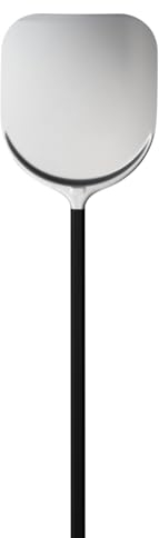 METRO Professional Pala per pizza quadrata, metallo, ideale per pizzerie e panifici, color argento con manico nero